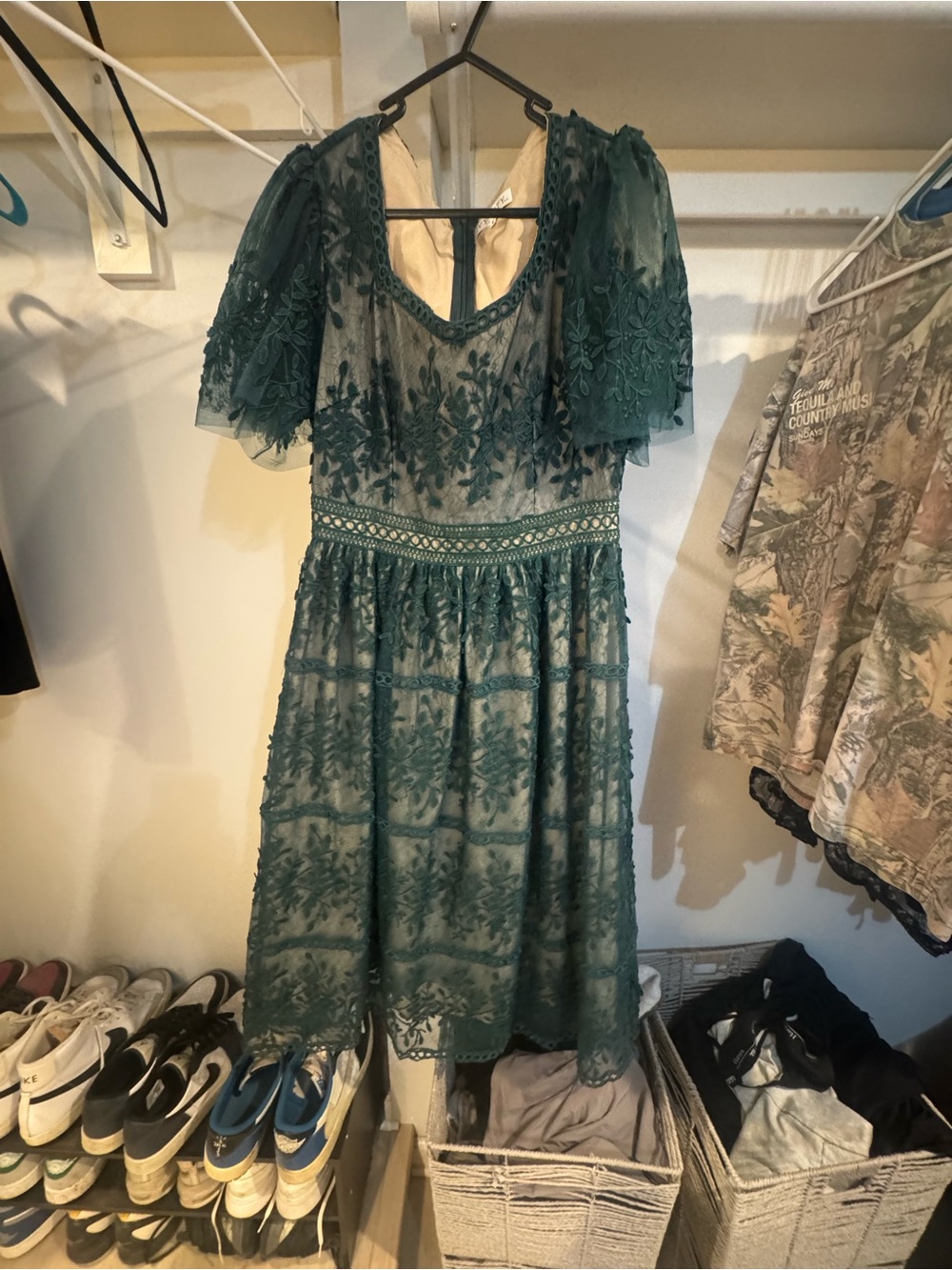 Hunter green Sicily dress